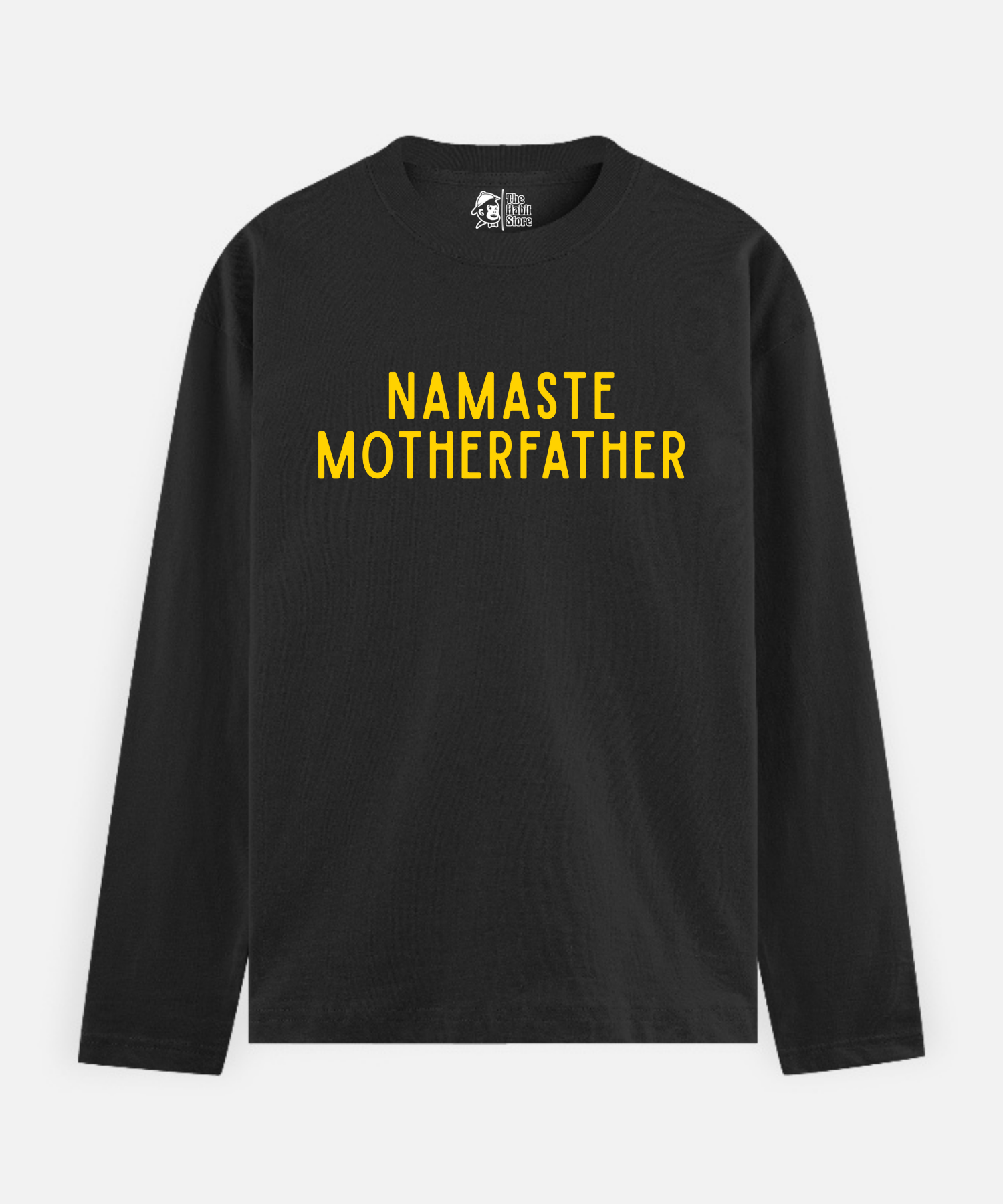 Namaste MotherFather – Full Sleeve Unisex Cotton T-Shirt