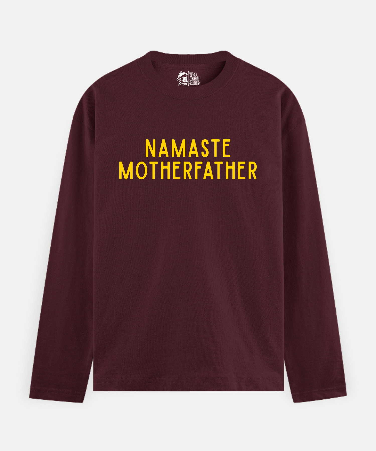 Namaste MotherFather – Full Sleeve Unisex Cotton T-Shirt