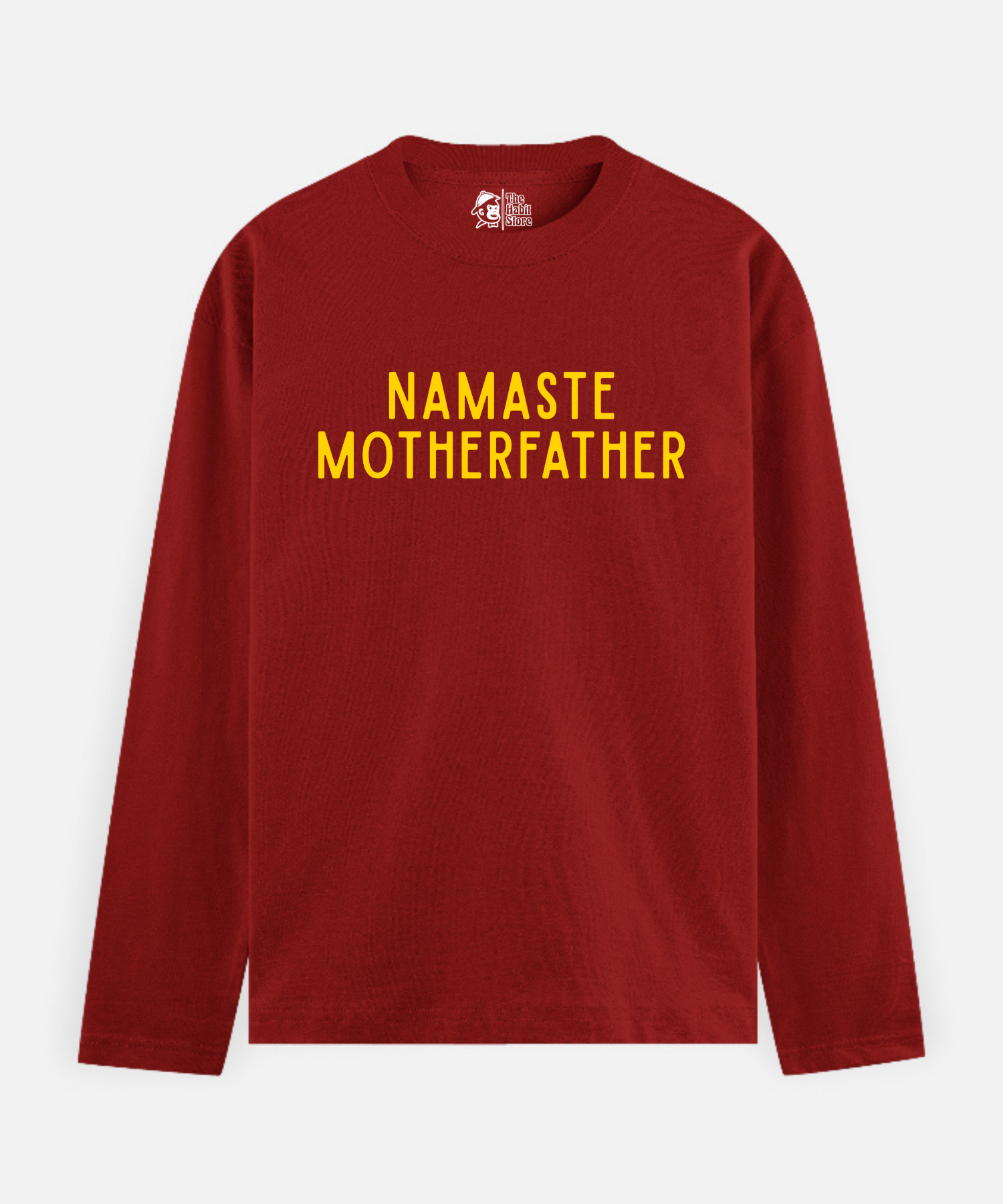 Namaste MotherFather – Full Sleeve Unisex Cotton T-Shirt