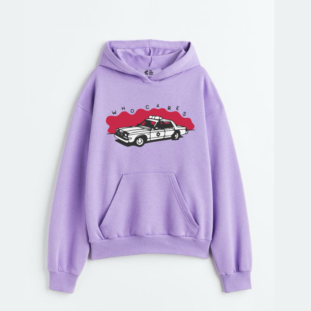 "Who Cares - Oversized Winter Dreams: Premium 400 GSM Hoodies"