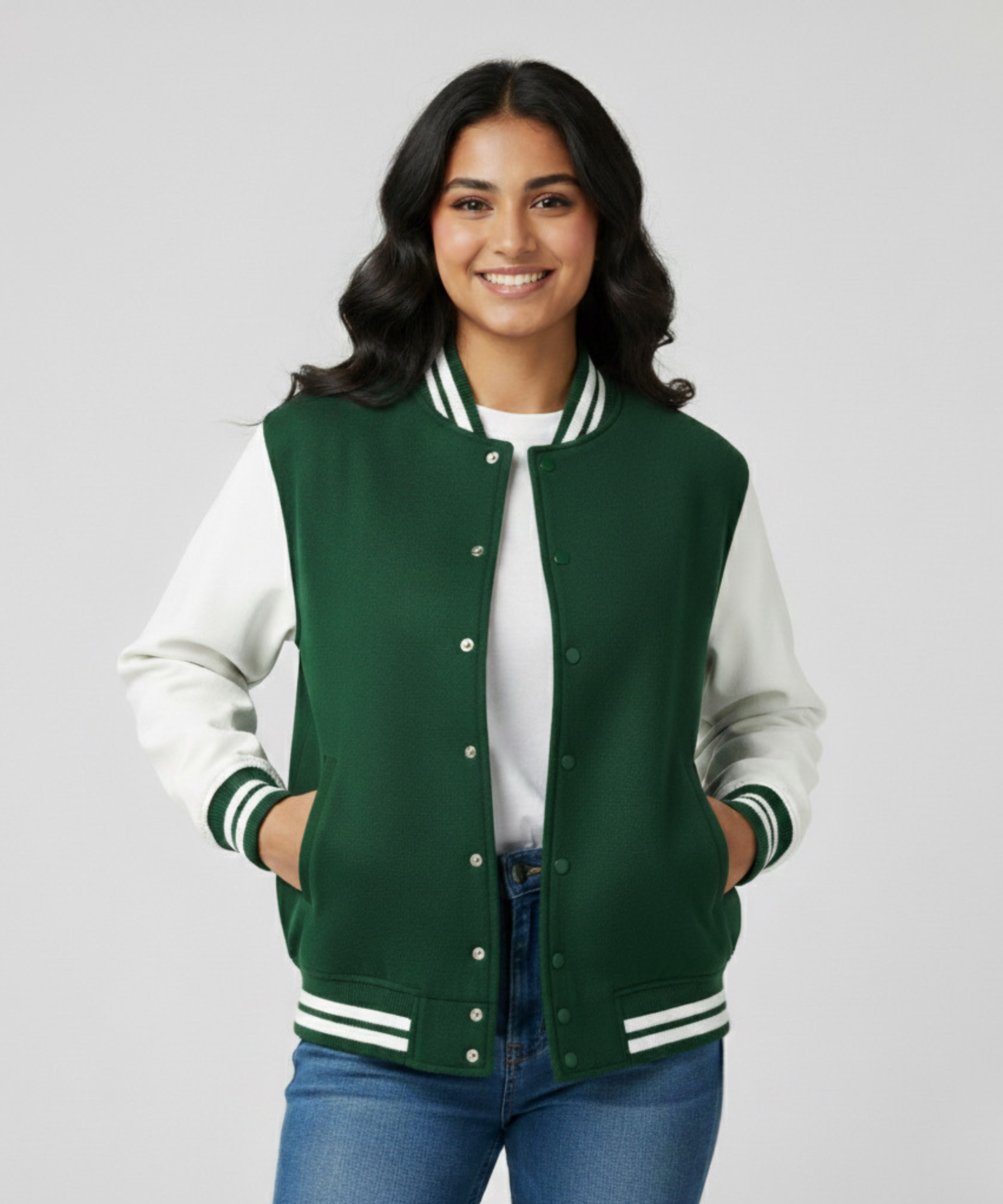 Classic Varsity Jacket | Unisex, Premium Fit - 6 Winter-Ready Colours (300 GSM)