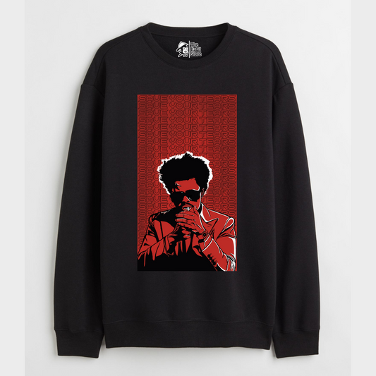 "Save Your Tears - Cozy Delight: Winter Bliss Unisex Oversized Sweatshirt (400 GSM)"