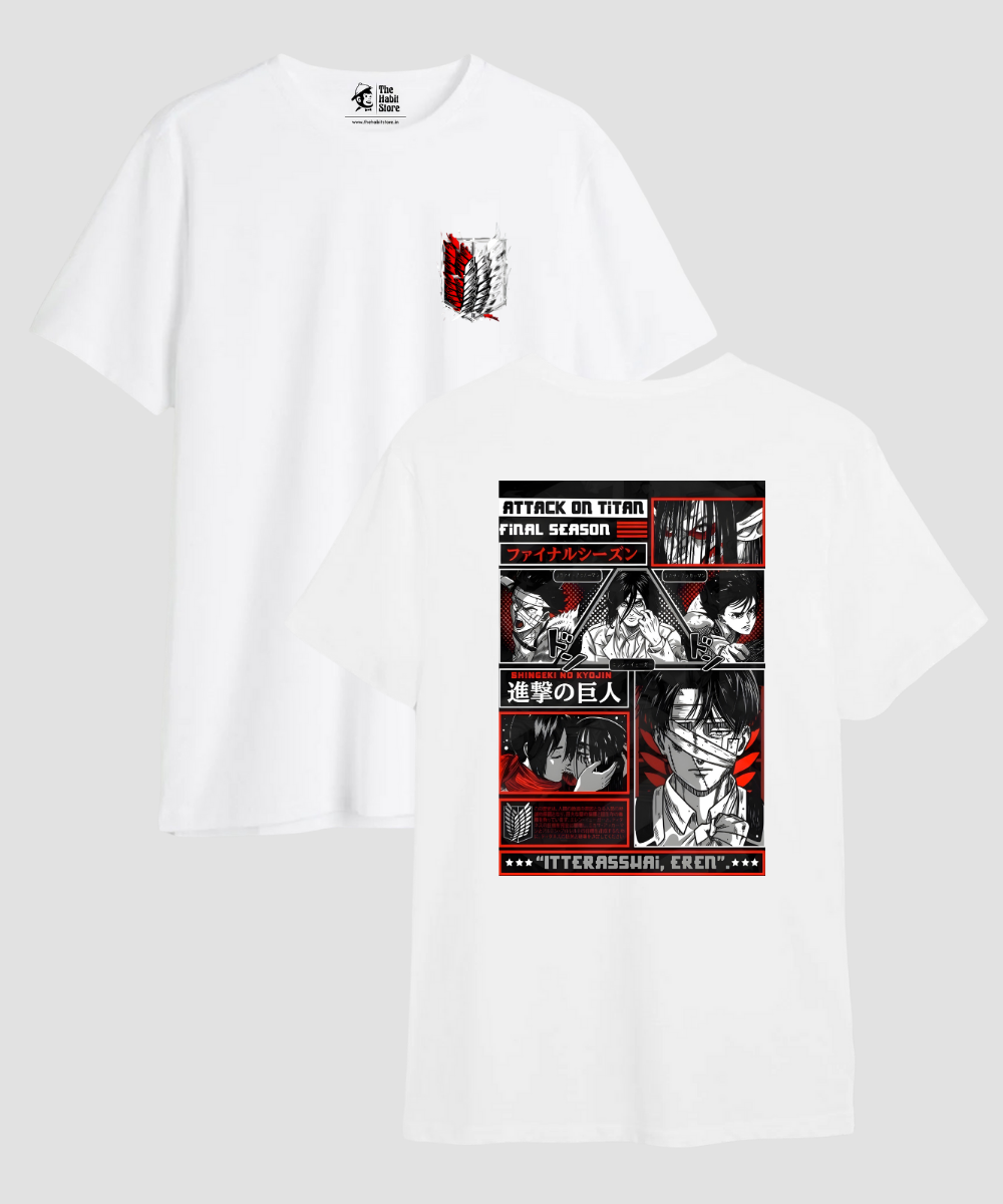 Attack on Titan Final Season – Anime Paglu – Unisex Regular Fit T-shirt