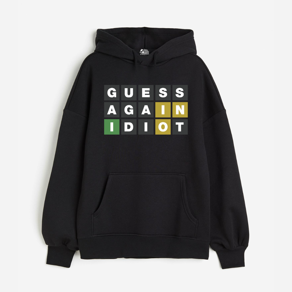 "Guess Again - Oversized Winter Dreams: Premium 400 GSM Hoodies"