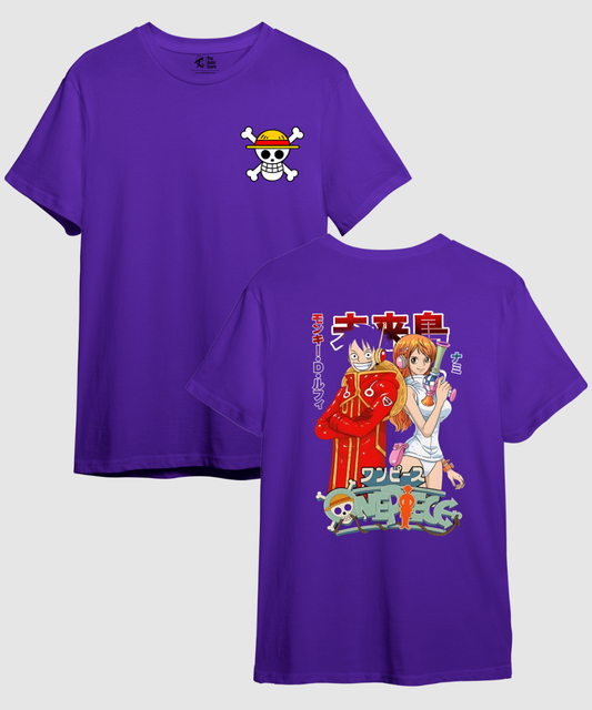 Luffy & Nami – One Piece – Unisex Regular Fit T-shirt