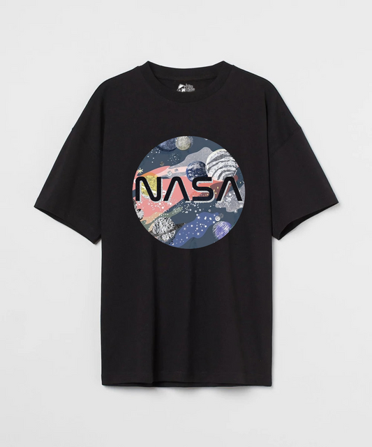 Nasa 240 GSM Unisex Oversized T-shirt