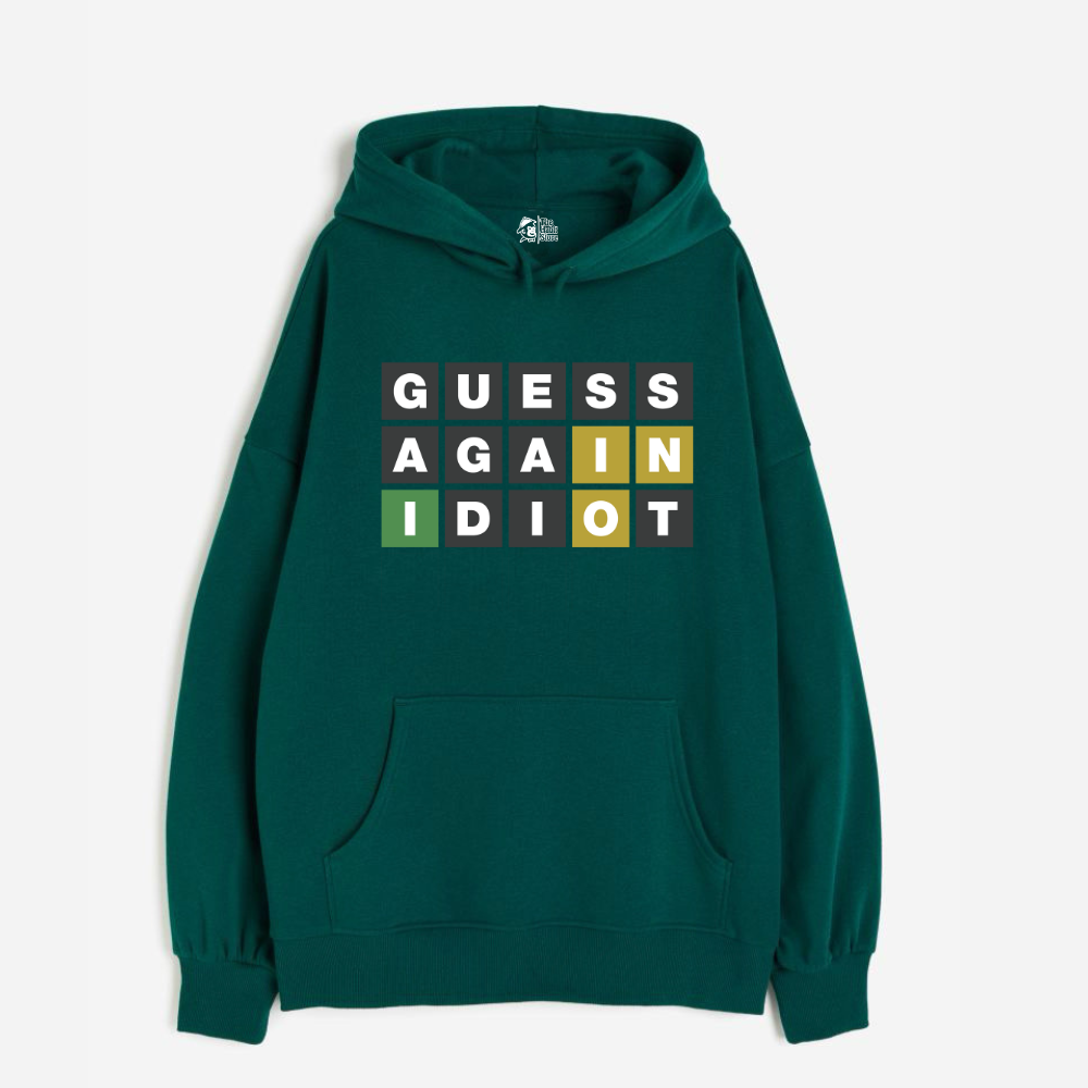 "Guess Again - Oversized Winter Dreams: Premium 400 GSM Hoodies"