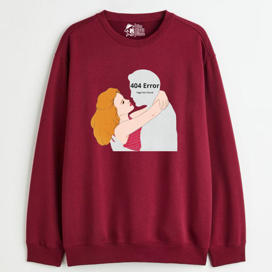 "Error 404 Not Found - Cozy Delight: Winter Bliss Unisex Oversized Sweatshirt (400 GSM)"