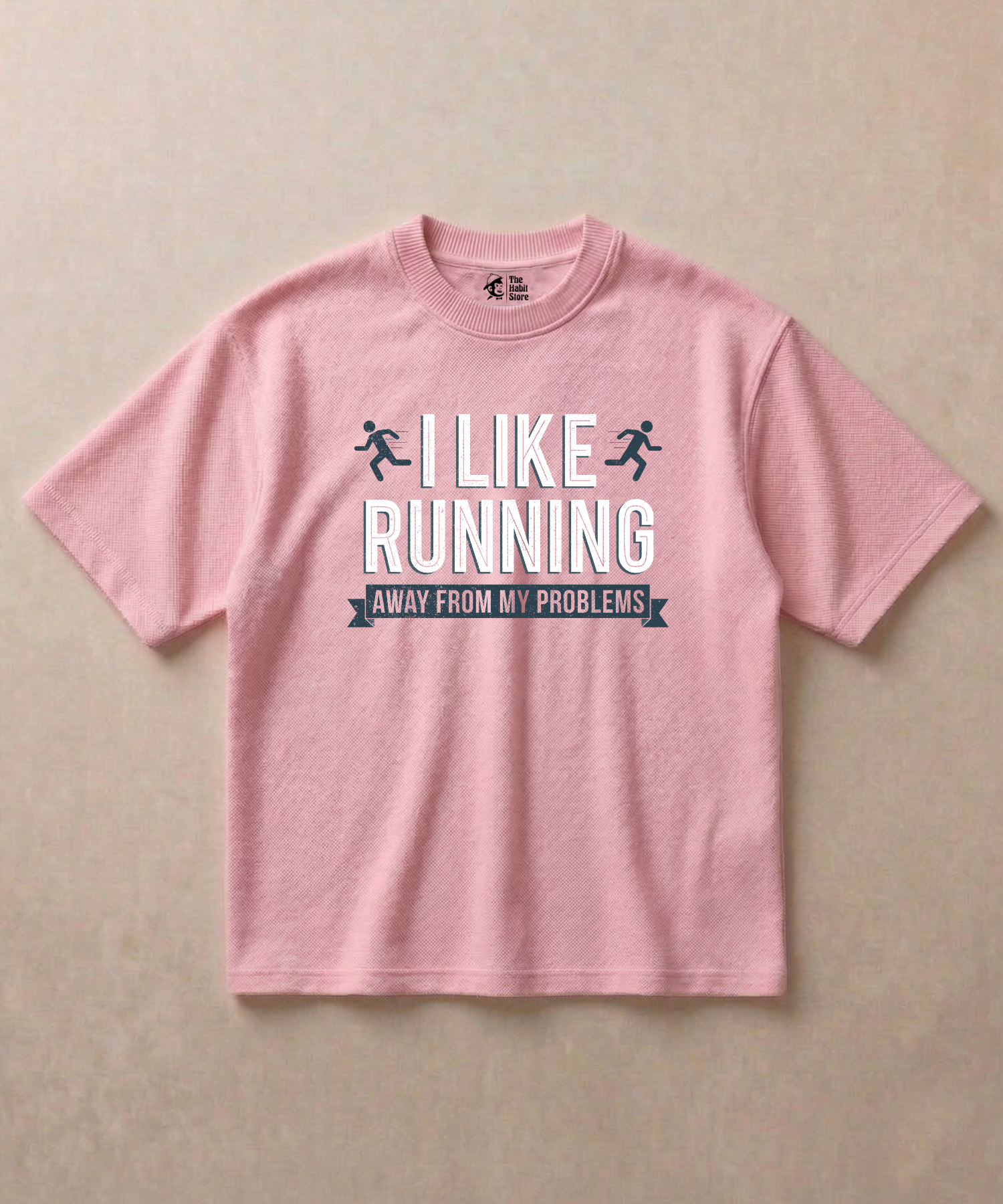 Running Away - Premium French Terry Oversized T-shirt