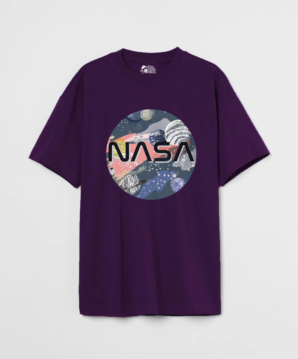 Nasa 240 GSM Unisex Oversized T-shirt