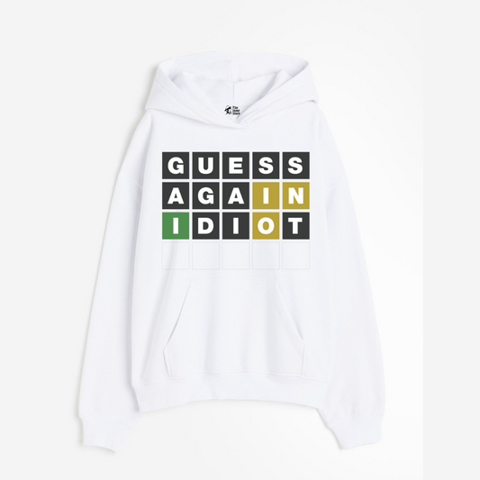 "Guess Again - Oversized Winter Dreams: Premium 400 GSM Hoodies"