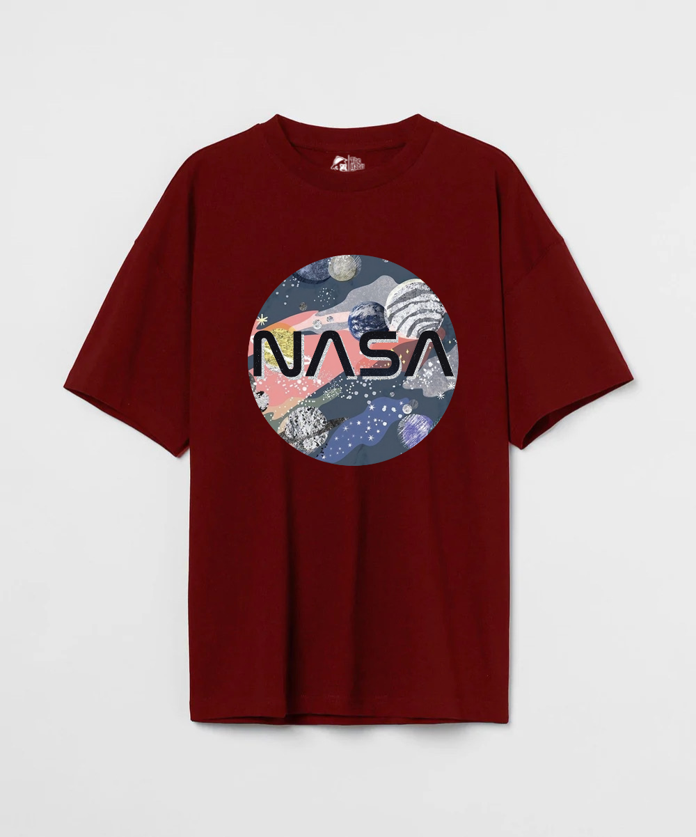 Nasa 240 GSM Unisex Oversized T-shirt