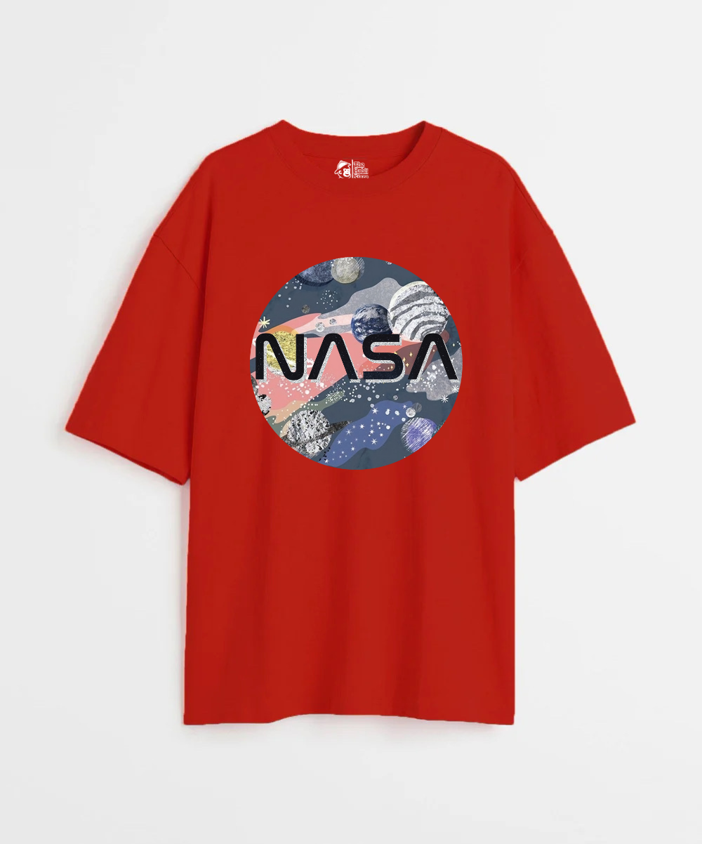 Nasa 240 GSM Unisex Oversized T-shirt