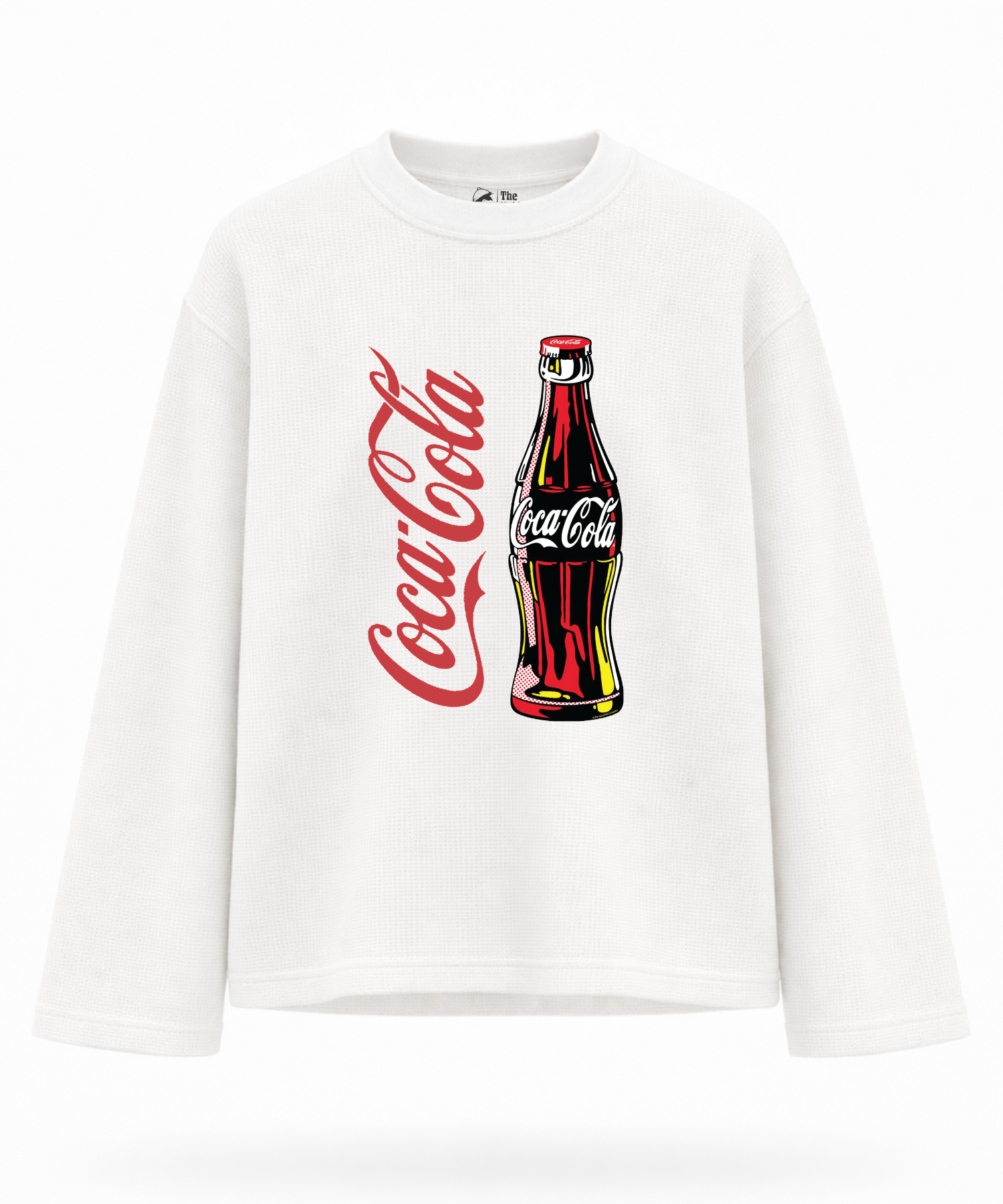 Coca Cola - Waffle Knit Oversized Full Sleeve