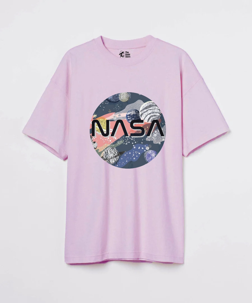 Nasa 240 GSM Unisex Oversized T-shirt