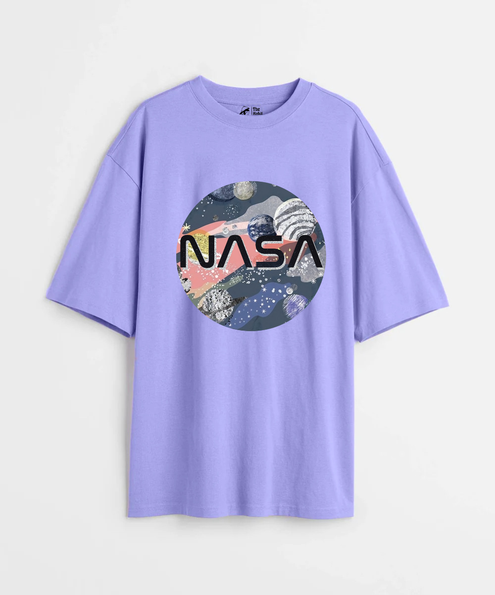 Nasa 240 GSM Unisex Oversized T-shirt