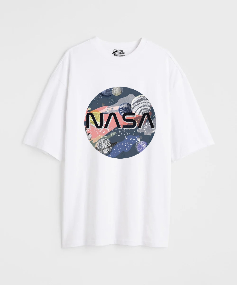 Nasa 240 GSM Unisex Oversized T-shirt