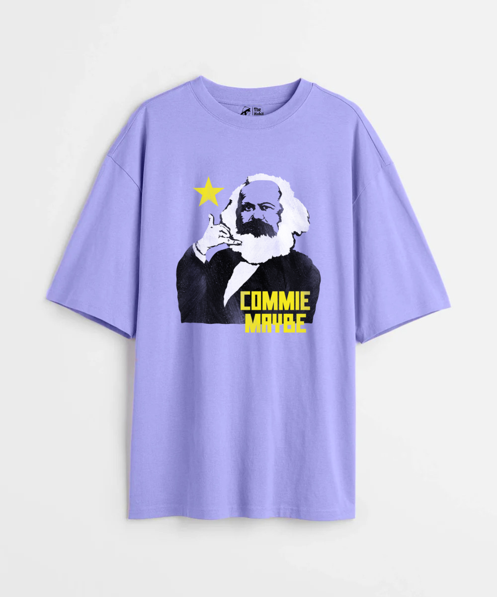 But Here's My Number, So Commie Maybe 240 GSM Unisex Oversized T-shirt