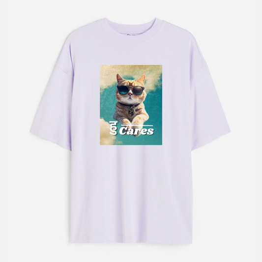 हु Cares Lightweight 180 GSM Unisex Oversized T-shirts
