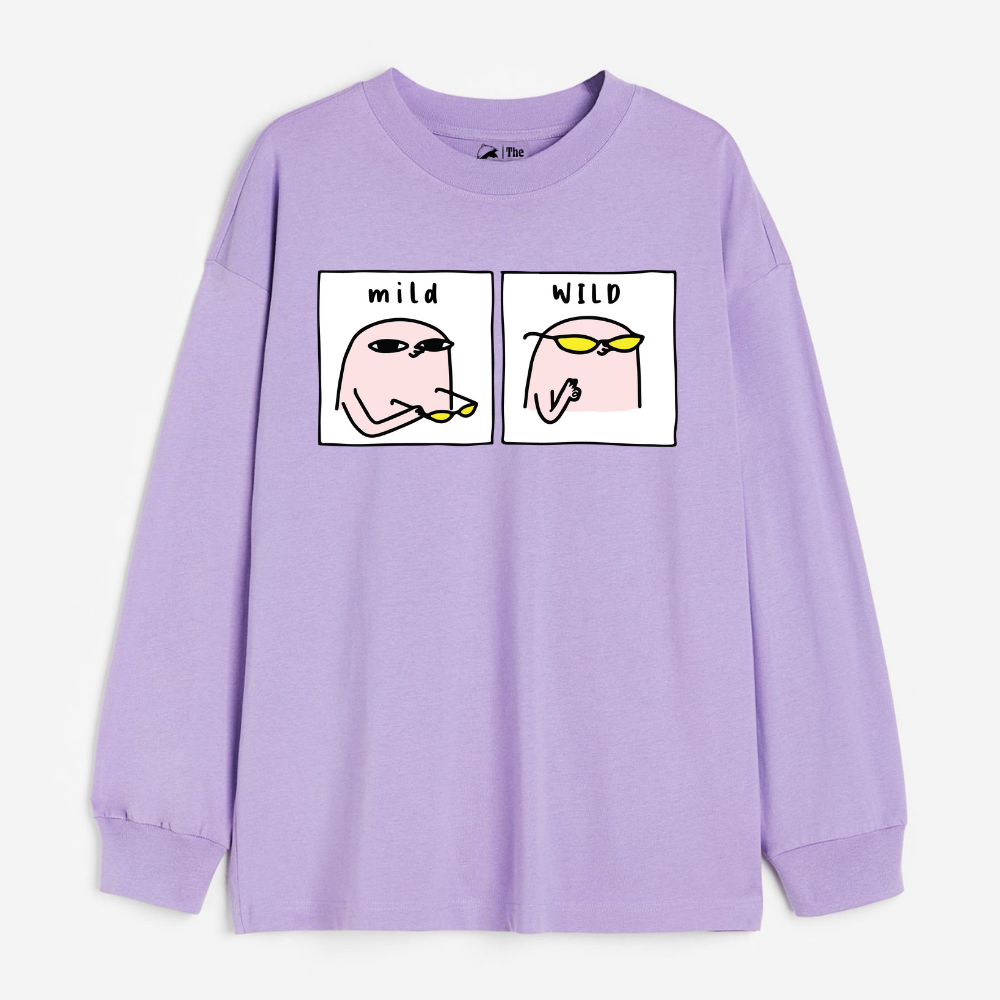 "Mild & Wild - Cozy Delight: Winter Bliss Unisex Oversized Sweatshirt (400 GSM)"