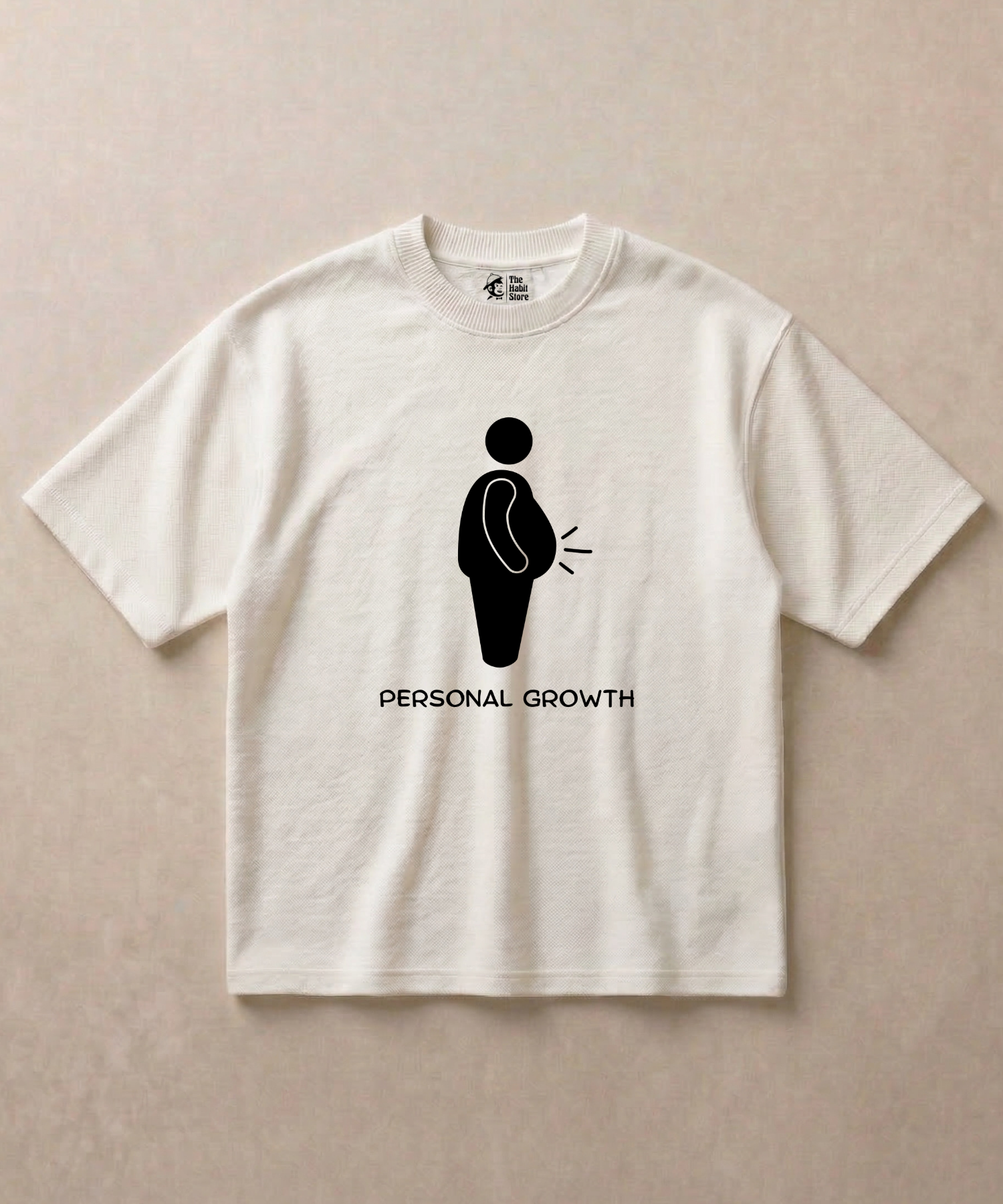Personal Growth - Premium French Terry Oversized T-shirt