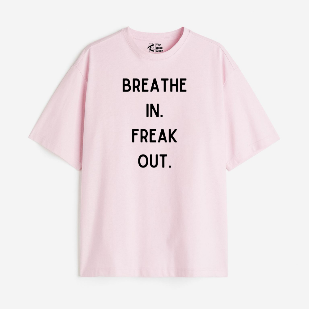 Deep Breaths Lightweight 180 GSM Unisex Oversized T-shirts