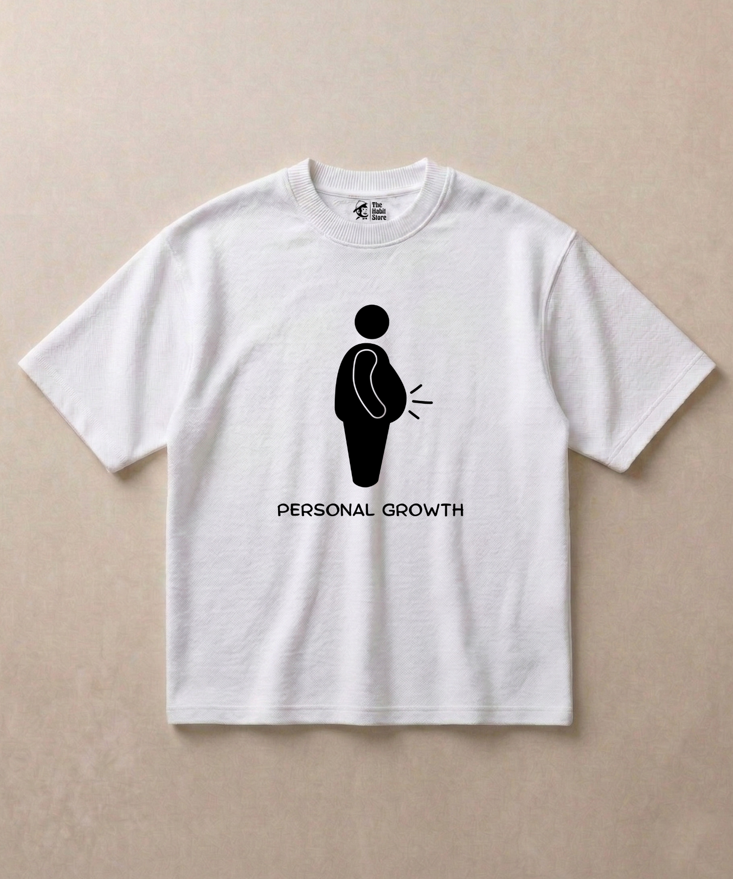 Personal Growth - Premium French Terry Oversized T-shirt