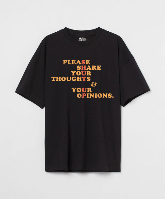 Shut Up 240 GSM Unisex Oversized T-shirt
