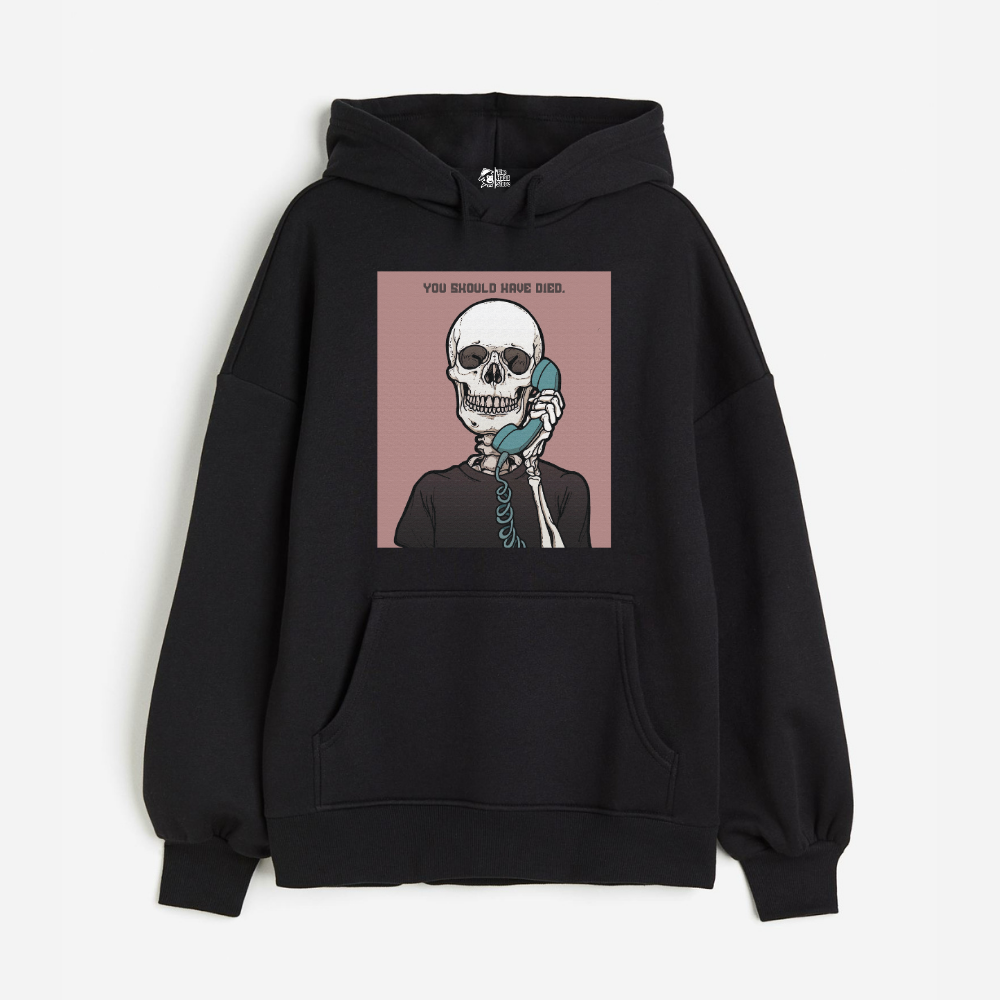 "You Should Have Died - Oversized Winter Dreams: Premium 400 GSM Hoodies"