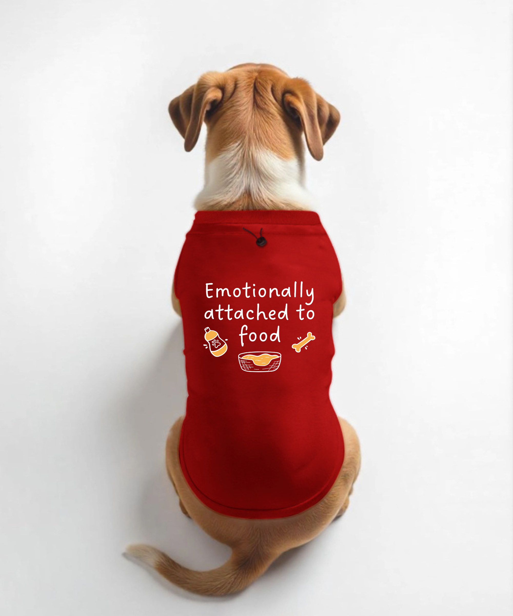 Emotionally Attached To Food Dog T-Shirt