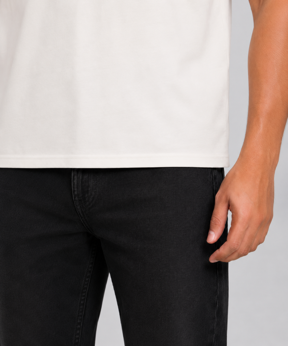 Off White Ringer T-Shirt