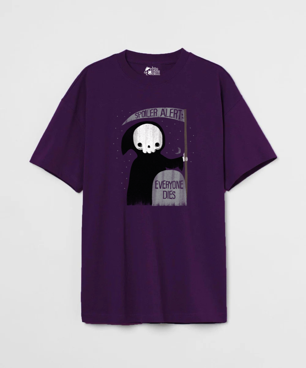 Spoiler Alert 240 GSM Unisex Oversized T-shirt