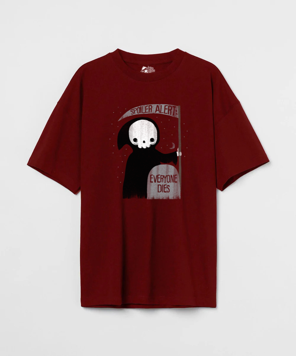 Spoiler Alert 240 GSM Unisex Oversized T-shirt