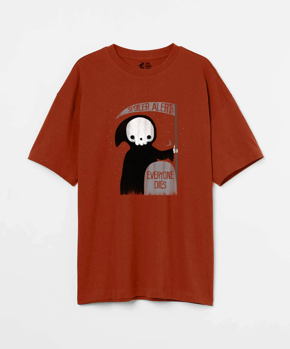 Spoiler Alert 240 GSM Unisex Oversized T-shirt