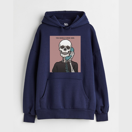 "You Should Have Died - Oversized Winter Dreams: Premium 400 GSM Hoodies"