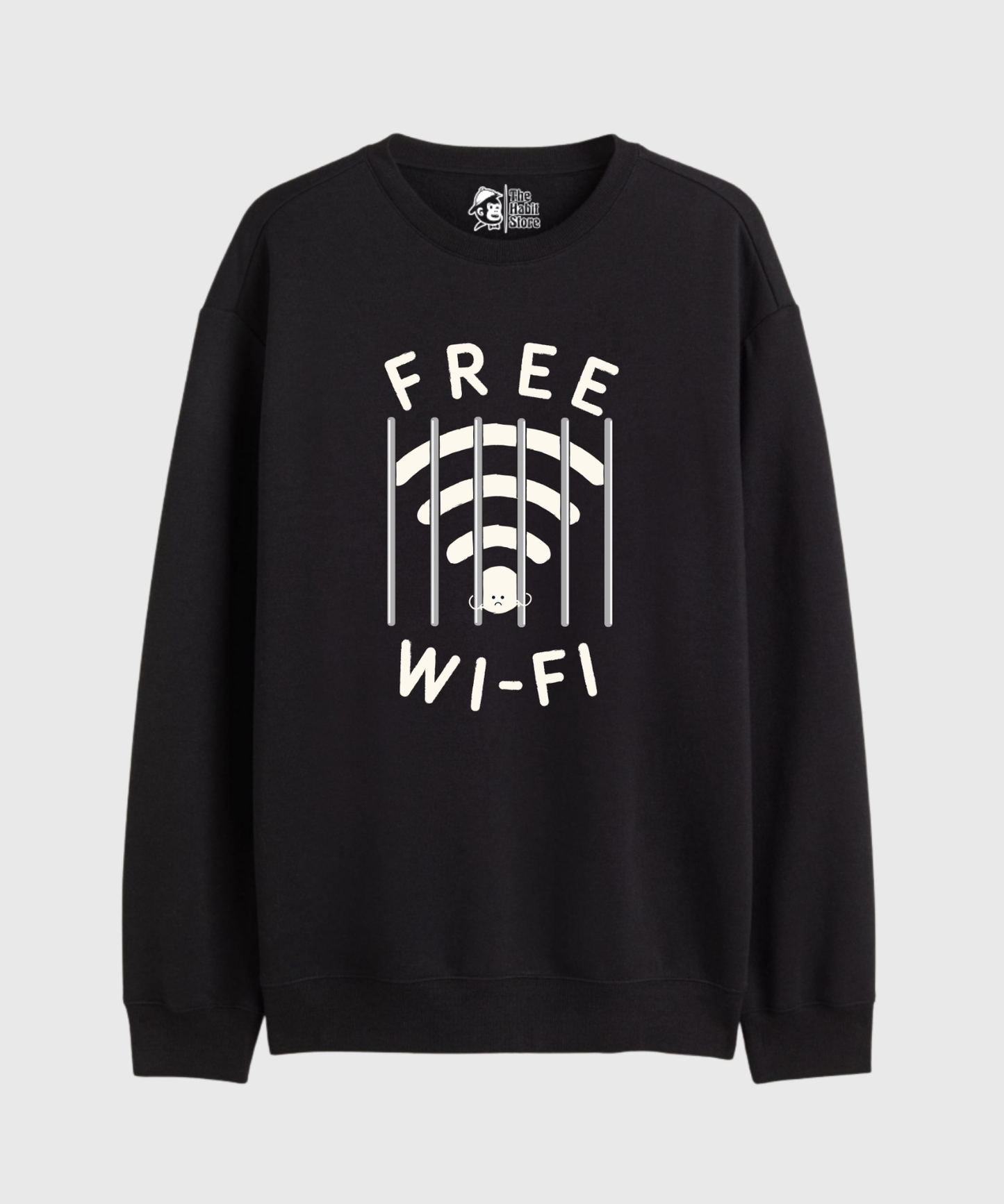 Free Wifi - Cozy Delight: Winter Bliss Unisex Oversized Sweatshirt (400 GSM)