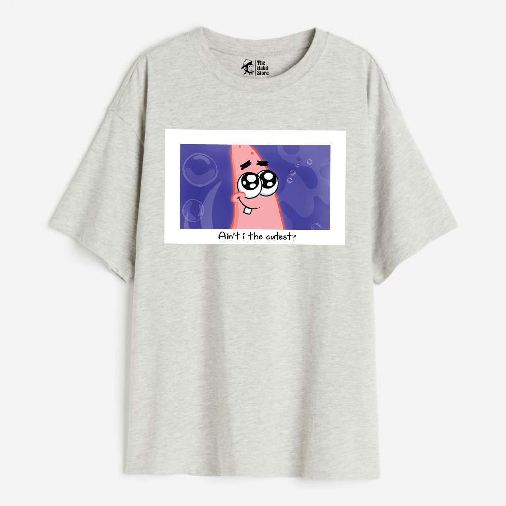 Ain't I The Cutest Lightweight 180 GSM Unisex Oversized T-shirts