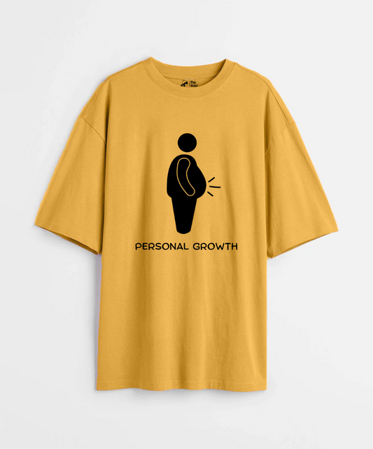 Personal Growth 240 GSM Unisex Oversized T-shirt