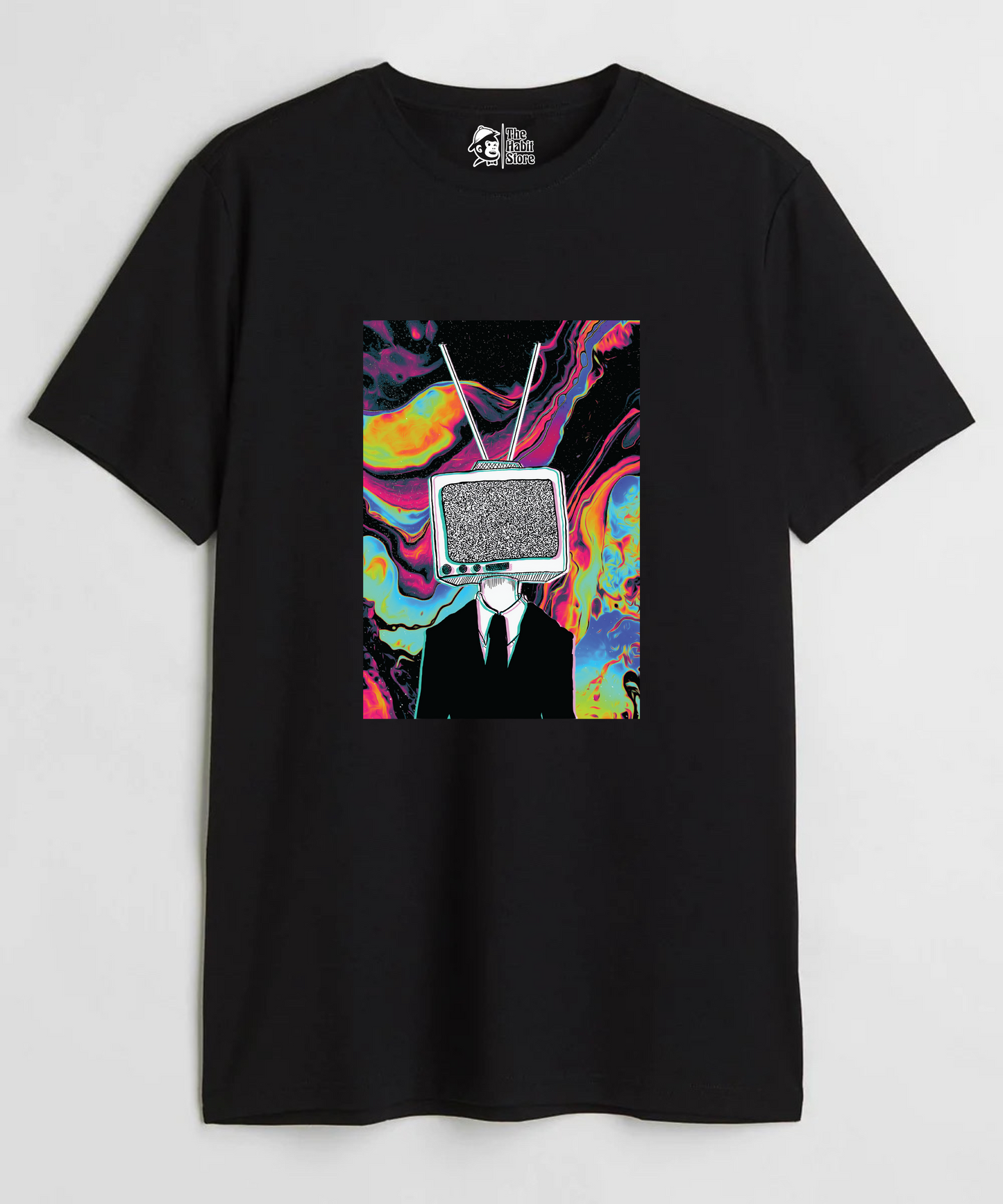 No Disk Unisex Round Neck Half Sleeve T-shirt