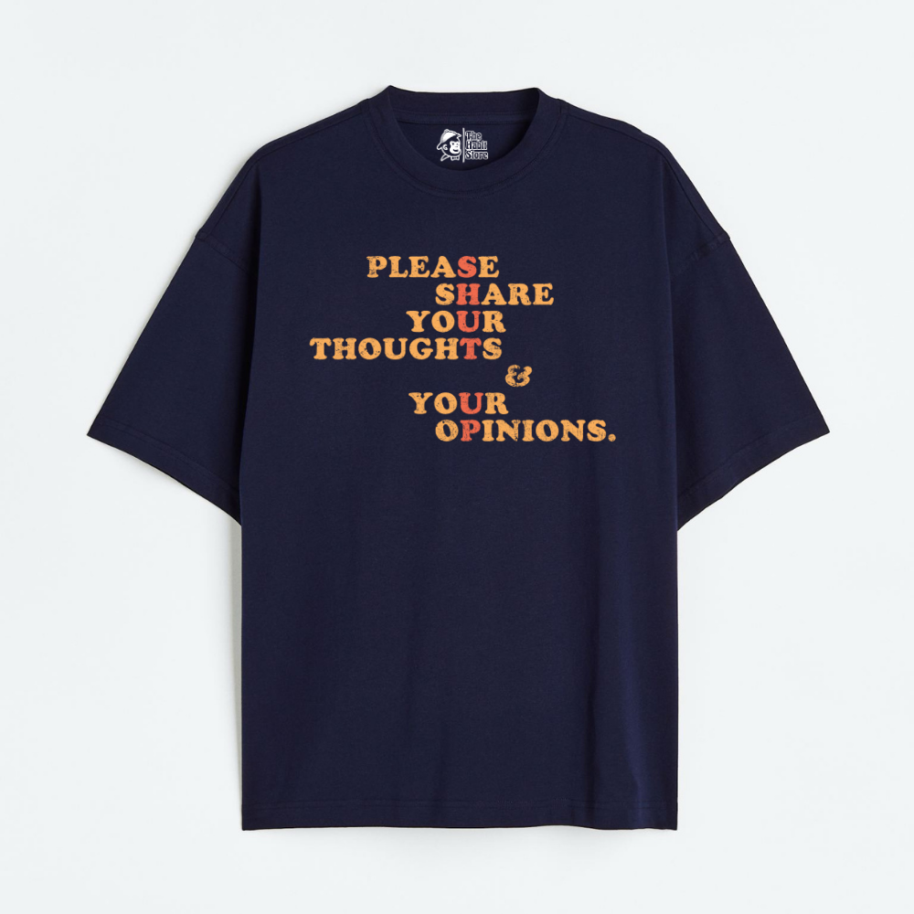 Shut Up Lightweight 180 GSM Unisex Oversized T-shirts