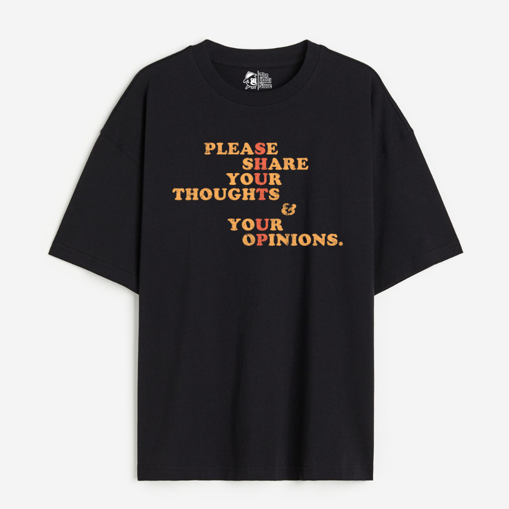 Shut Up Lightweight 180 GSM Unisex Oversized T-shirts