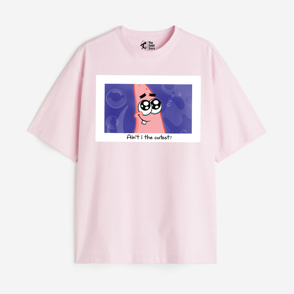 Ain't I The Cutest Lightweight 180 GSM Unisex Oversized T-shirts