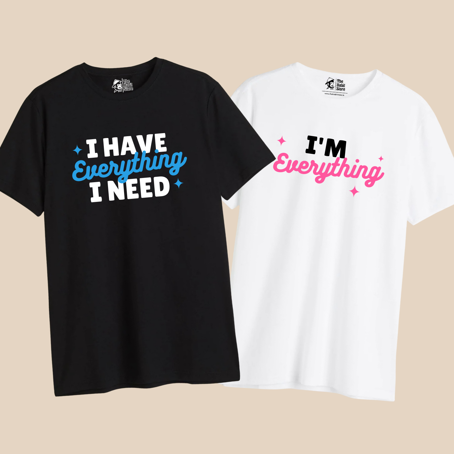 I Have Everything I Need / I’m Everything – Couple Regular Fit T-shirts (Set of 2)
