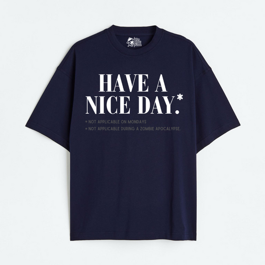 Terms & Conditions Apply Lightweight 180 GSM Unisex Oversized T-shirts