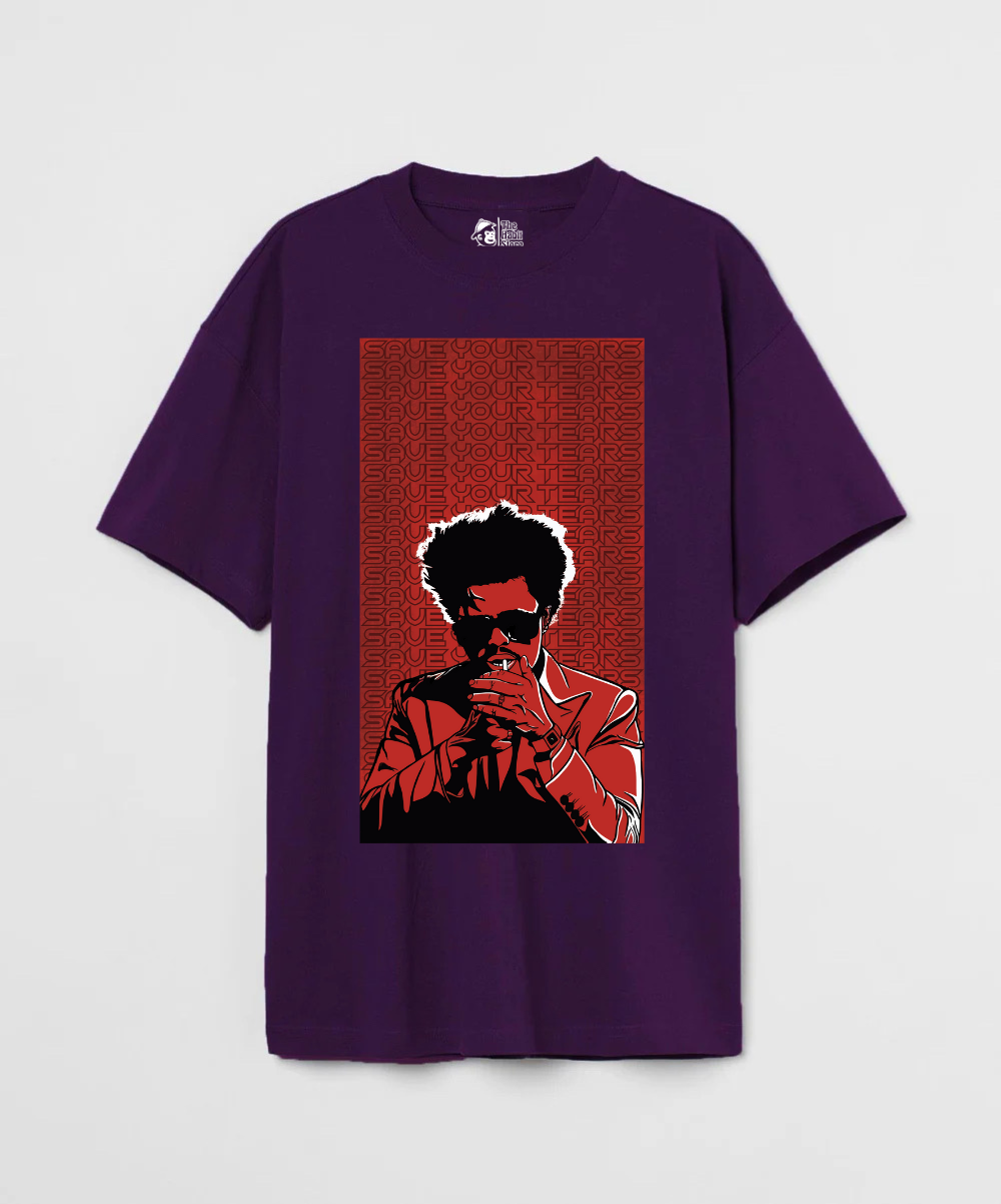 Save Your Tears 240 GSM Unisex Oversized T-shirt