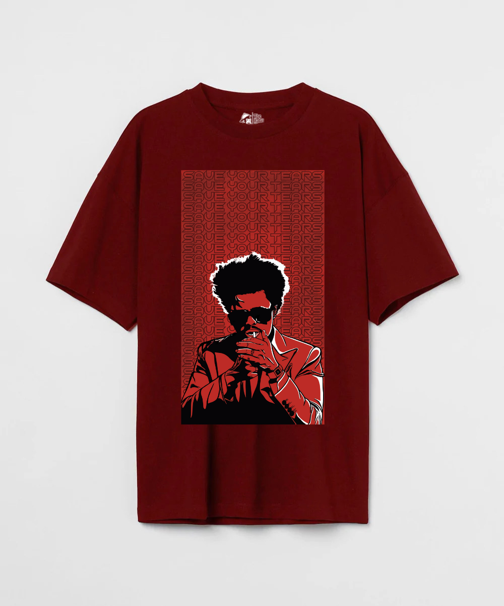 Save Your Tears 240 GSM Unisex Oversized T-shirt