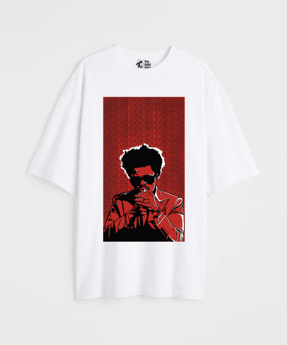 Save Your Tears 240 GSM Unisex Oversized T-shirt
