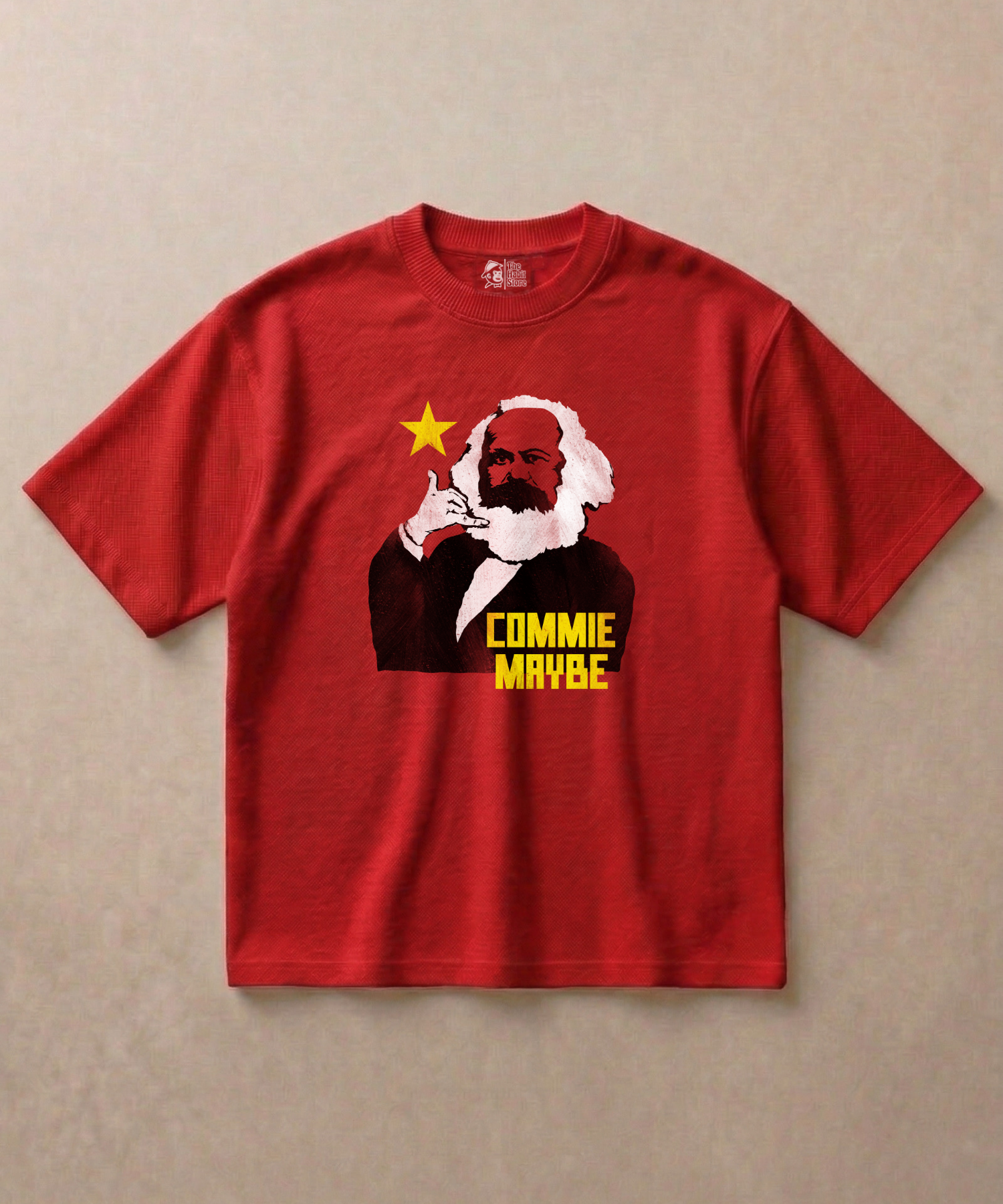 Commie Maybe - Premium French Terry Oversized T-shirt