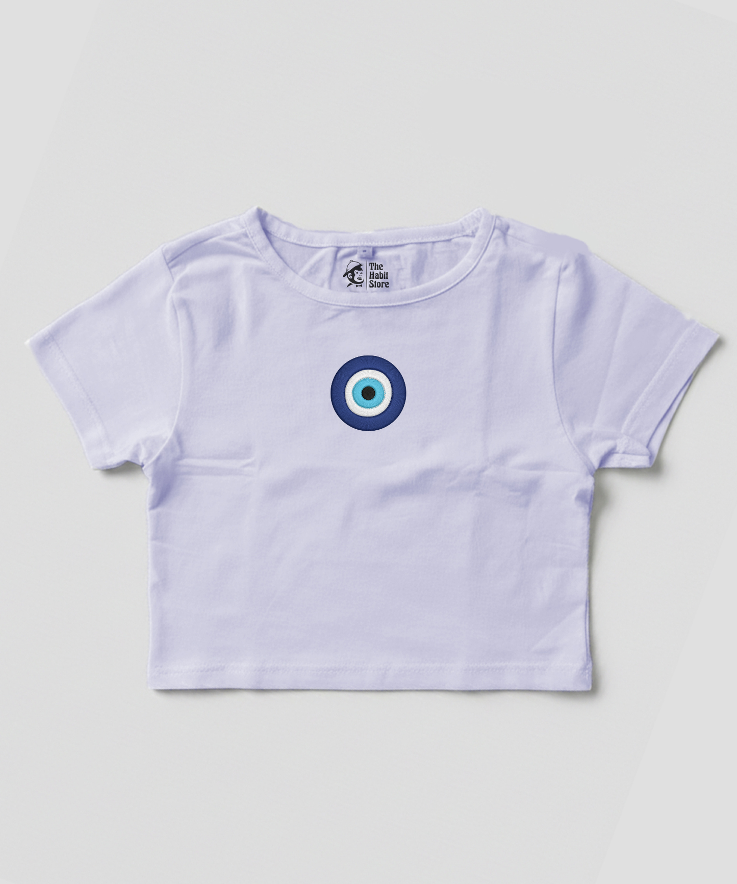 Good Vibes Only 🧿 Embroidered Women's Baby Tee