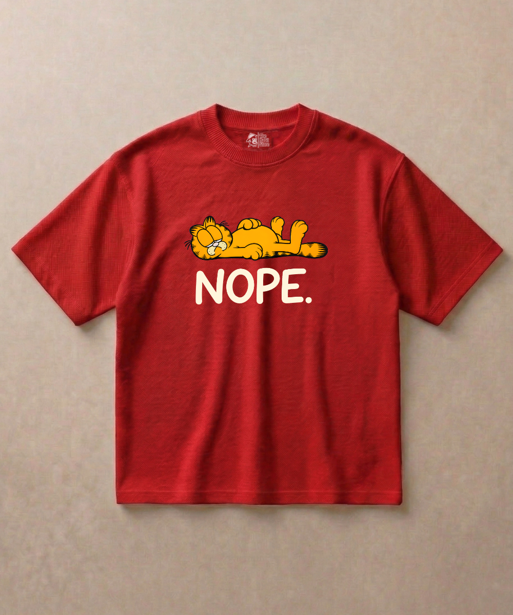 Nope - Premium French Terry Oversized T-shirt